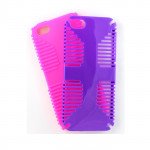 Wholesale iPhone 5 5S Hybrid Grip Case (Purple-Hot Pink)